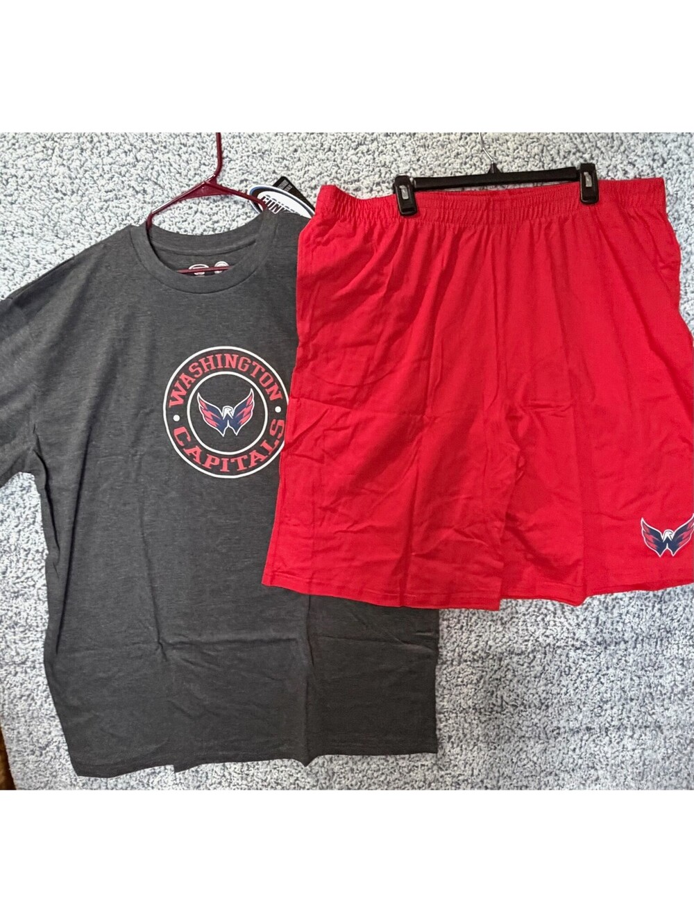 Washington Capitals Concepts Sport Top & Shorts Sleep Set Sz 2XLT Red Gray NWT